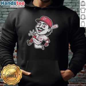 Nice Salbert Sal Stewart Cincinnati Reds hoodie featuring vibrant team colors and stylish design for fans.