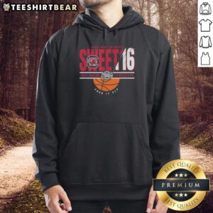 Top South Carolina Gamecocks NCAA Women's March Madness Sweet 16 2026 hoodie featuring team colors and logo design.