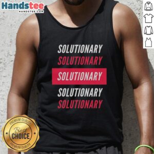 Official Real Solutionary Tank Top featuring a stylish design, perfect for casual wear and summer outings.