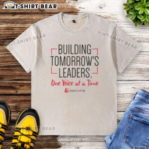 Official Cincinnati Youth Choir 'Building Tomorrow's Leaders' washed t-shirt featuring vibrant design and choir logo.
