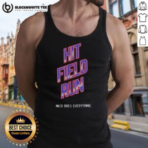 Premium Hit Field Run Nico Does Everything Tank Top in stylish design, perfect for workouts and casual wear.