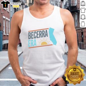 Good Becerra Era for Governor California 2026 tank top featuring bold graphics and vibrant colors, perfect for supporters.