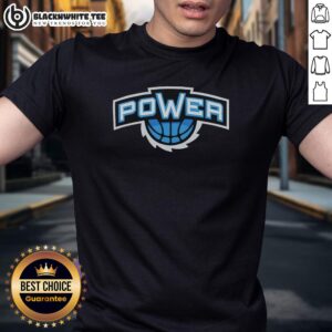 Awesome Dallas Power Basketball Big3 Logo T-Shirt featuring vibrant colors and bold team logo, perfect for fans.