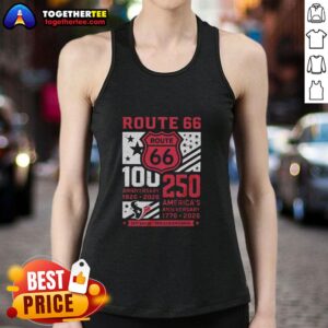 Official Houston Texans Route 66 Centennial 100th Anniversary tank top for 250th America Anniversary, 1926-2026.