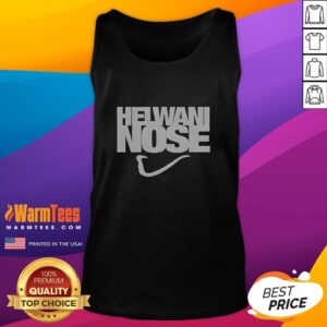 Good Helwani Nose logo tank top featuring a stylish design perfect for casual wear and sports activities.
