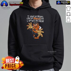 Alt Text: Cozy hoodie featuring a gritty Philadelphia Flyers design and a humorous Four Loko graphic, perfect for fans.