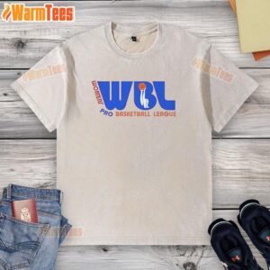 Official Women's Pro Basketball League washed t-shirt in vibrant colors, perfect for fans and casual wear.
