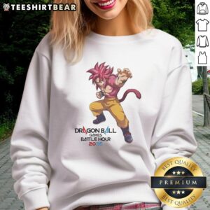 Awesome Dragon Ball Games Battle Hour 2026 event sweatshirt featuring a funny I Love Dei design with a dragon graphic.