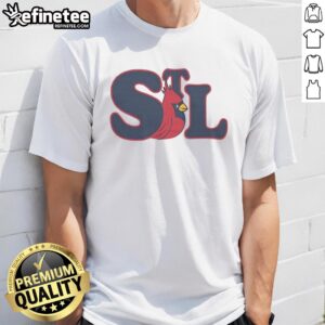 Alt Text: Vintage St. Louis Cardinals Red Bird T-Shirt featuring a classic design, perfect for fans and collectors.