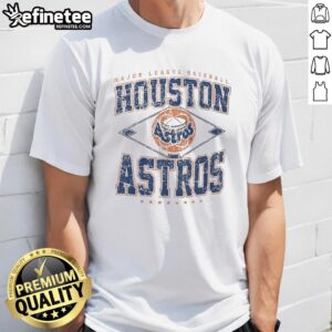 Alt Text: Awesome Houston Astros MLB Cooperstown Diamond T-Shirt featuring team logo and vintage baseball design.