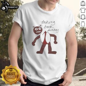 Stylish Taking Back Sunday T-shirt featuring band logo and artwork, perfect for fans of alternative rock music.