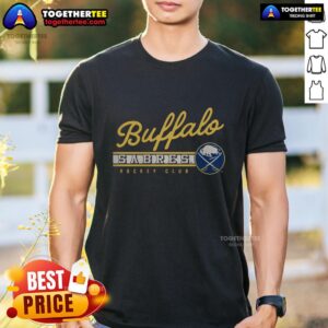 Good Buffalo Sabres Hockey Club Women's Local Pride T-Shirt featuring vibrant team colors and a stylish design for fans.