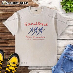 Good Sandford Fun Runners washed t-shirt featuring vibrant colors and a comfortable fit for casual wear.