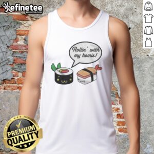 Pretty Rollin With My Homie Tank Top featuring a stylish design perfect for casual summer outings and laid-back vibes.