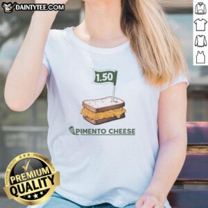 Delicious hot golf sandwich with pimento cheese, featuring a golf flag on a ladies tee, perfect for golf lovers.