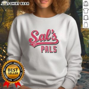 Official Sals Pals Sal Stewart fan sweatshirt featuring vibrant design and cozy fit for dedicated fans.