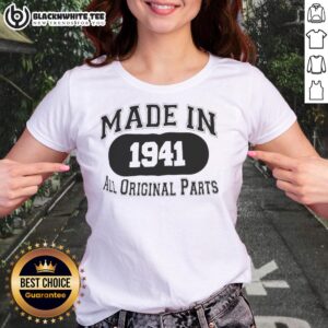 Alt Text: Vintage 1941 ladies tee featuring all original parts, showcasing retro style and classic design elements.