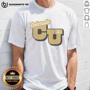 Nice Colorado Est 1876 Old Gold T-Shirt featuring vintage design and vibrant gold color, perfect for Colorado enthusiasts.
