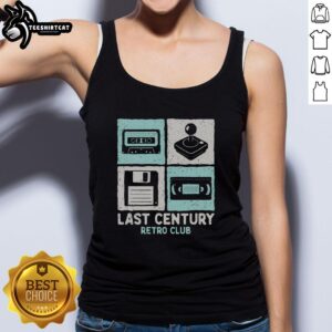 Good Last Century Retro Club Tank Top featuring vintage design and vibrant colors, perfect for stylish summer outfits.