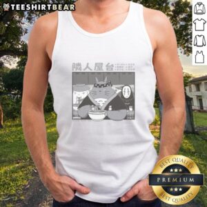 Nice We Know A Place Spirit Away Ramen Tank Top featuring vibrant anime graphics perfect for fans of Studio Ghibli.