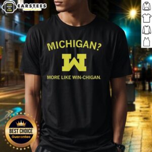 Good Michigan More Like Winchigan NCAA Michigan Wolverines T-Shirt featuring bold graphics and team colors for fans.