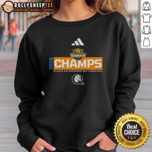 Top Queens Royals 2026 Atlantic Sun Conference Men's Basketball Tournament Champions sweatshirt design.