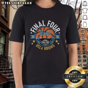 Alt Text: Awesome UCLA Bruins 2026 Final Four Skyline Ladies Tee featuring vibrant design and team colors for fans.
