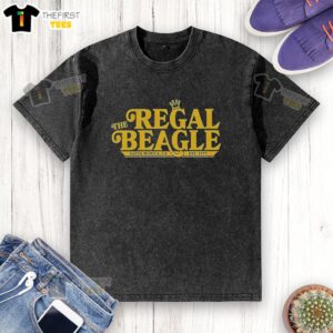Nice The Regal Beagle Santa Monica CA Est 1977 washed t-shirt featuring a vintage design and vibrant colors.