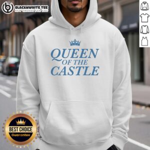 Cozy Nice Queen of the Castle Hoodie in soft fabric, perfect for casual wear and showcasing your royal style.