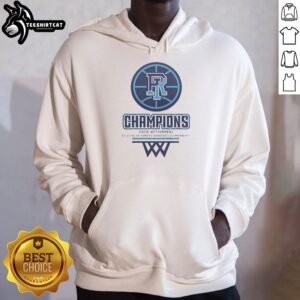 Alt Text: Top Rhode Island Women's Basketball 2026 Betterment Atlantic 10 Championship Hoodie in stylish design and vibrant colors.