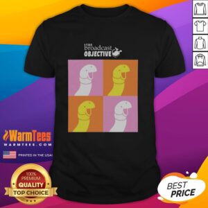 Official The Broadcast Objective T-Shirt featuring a stylish design perfect for fans and casual wear enthusiasts.