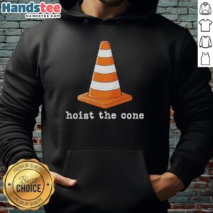 Nice Pittsburgh Pirates hoodie featuring a traffic cone design, perfect for fans showcasing their team spirit.