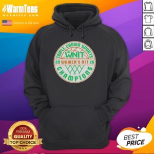 Good Marshall Thundering Herd 2026 Women's NIT MBB National Champions logo hoodie celebrating victory.
