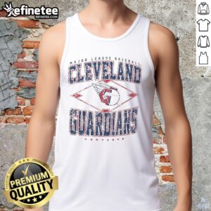 Alt Text: Original Cleveland Guardians Major League Baseball Cooperstown Diamond Tank Top in vibrant colors and stylish design