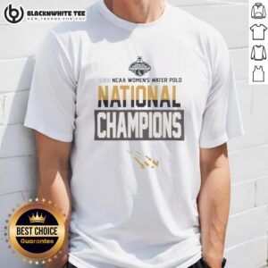 Concordia University Irvine 2026 Women's Water Polo National Champions T-Shirt design featuring school colors and logo.