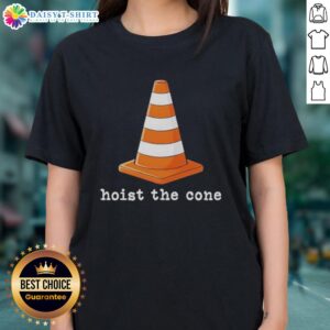 Hot Pittsburgh Pirates Hoist The Cone traffic cone ladies tee showcasing team spirit and vibrant design.