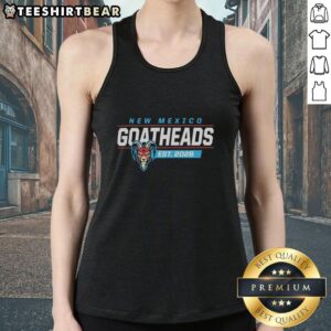 Stylish Top New Mexico Goatheads Est 2026 tank top featuring vibrant graphics, perfect for casual wear and team spirit.