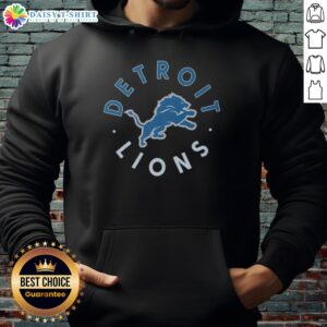 Top Detroit Lions Circle Hoodie featuring the team's logo, perfect for fans and stylish game day attire.
