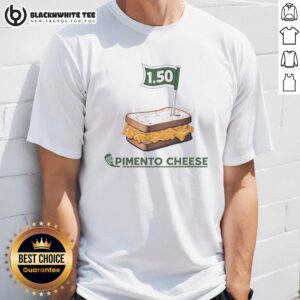 Alt Text: Original Golf Sandwich Pimento Cheese T-Shirt featuring a golf flag design for golf enthusiasts.