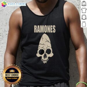 Hot Ramones Skull CM Punk Tank Top featuring a bold graphic design perfect for punk rock fans and casual wear.