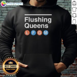 Top New York Mets baseball hoodie featuring Flushing Queens logo and LFGM design, perfect for fans.