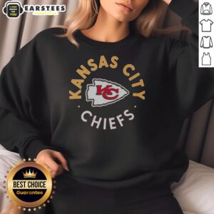 Hot Kansas City Chiefs Circle Sweatshirt in red with iconic team logo, perfect for game day and casual wear.