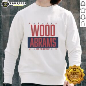 James Wood and CJ Abrams wearing San Diego Padres 'Wood and Abrams for the District' sweatshirt.