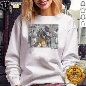 Official Craig Ironhead Heyward Pay Homage Sweatshirt featuring a tribute design celebrating the legendary player.