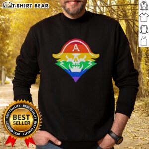 Nice Skull Milwaukee Admirals Pride Sweatshirt featuring a bold design, perfect for fans and stylish winter wear.