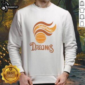 Nice California Dreams Basketball Sweatshirt in vibrant colors, perfect for sports enthusiasts and casual wear.