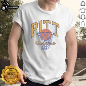 Nice Pitt Basketball T-Shirt featuring bold team colors and logo, perfect for fans supporting the University of Pittsburgh.