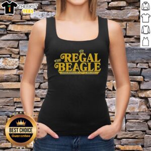 Alt Text: Nice The Regal Beagle tank top from Santa Monica, CA, est. 1977, featuring a vibrant design and casual style.