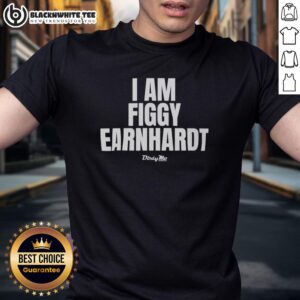 Original I Am Figgy Earnhardt T-Shirt featuring a unique design celebrating Figgy Earnhardt's legacy in racing.