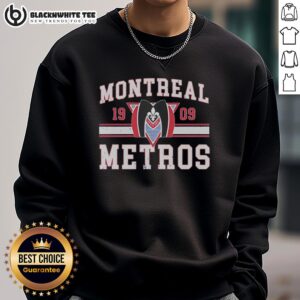 Montreal Metros Team Hollander sweatshirt showcasing a stylish design for fans of the Nice Heated Rivalry.